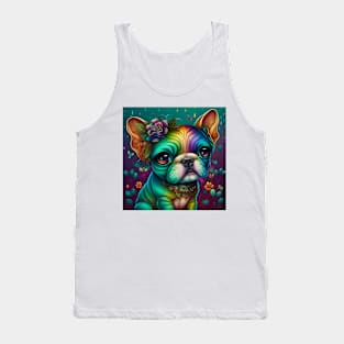 Psychedelic bulldog Tank Top